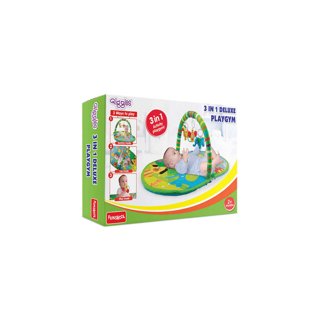 Funskool Toys Funskool Giggles 3 in 1 Deluxe Playgym (2 Months+)