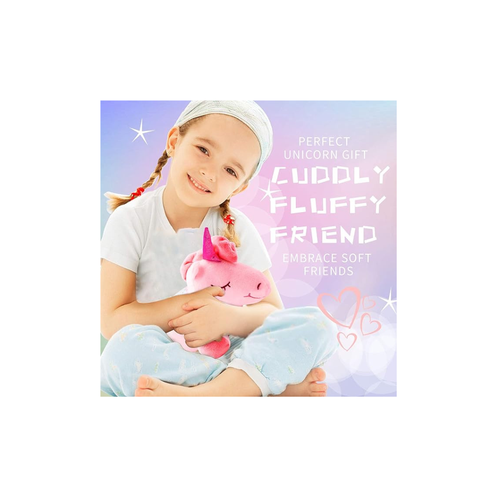 JB Impex Baby Sunki Soothing Plush Unicorn Doll Sleep Soother 3+ Months (Random Design as per Availability)