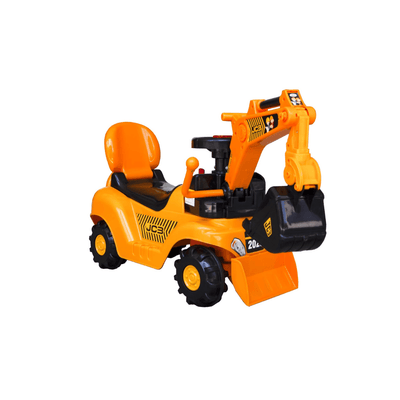 4kids Toys 4Kids JCB Ride-On Excavator Bulldozer Truck For Kids