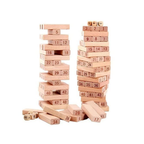 Toy Gallery 54-Piece Wooden Stacking Tower Block Game (6+ Years)
