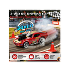 Mini Drift RC Car 1:64, Remote Control Car with 3 Speed, 2.4GHz and Bluetooth App, Metal Body, Drift Car for Kids from 6 Years Old (Red)