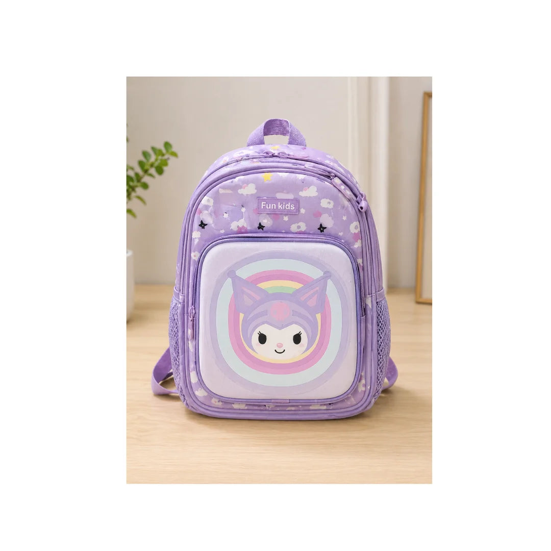 Kids Adventure Print School Backpack - Multi-Compartment Durable Bag