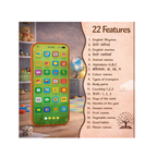 Educational Phone Toy – Type-C Rechargeable, 28 Learning Functions (English & Hindi)