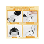 Airplane Shape Water Bottle for Kids - Leakproof Sipper with Shoulder Strap