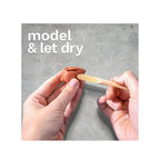 Brown Terracotta Air Dry Clay 500g - Natural Modelling Clay, DIY & Crafts