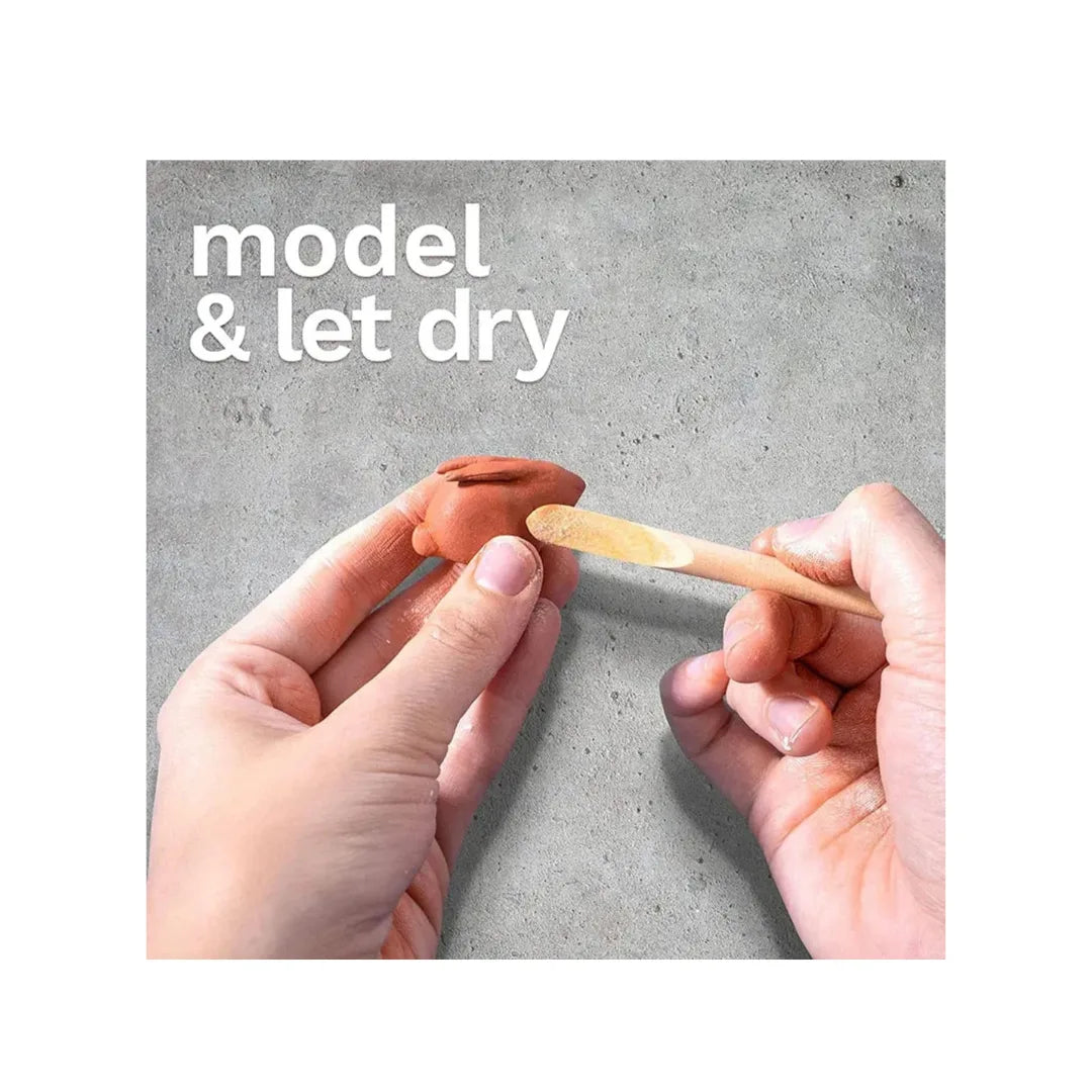 Brown Terracotta Air Dry Clay 500g - Natural Modelling Clay, DIY & Crafts