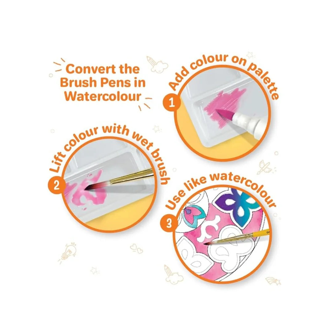 Imagimake DIY Mandala Art Kit · 12 Mandalas · Ages 8–12 · Watercolour & Block Print