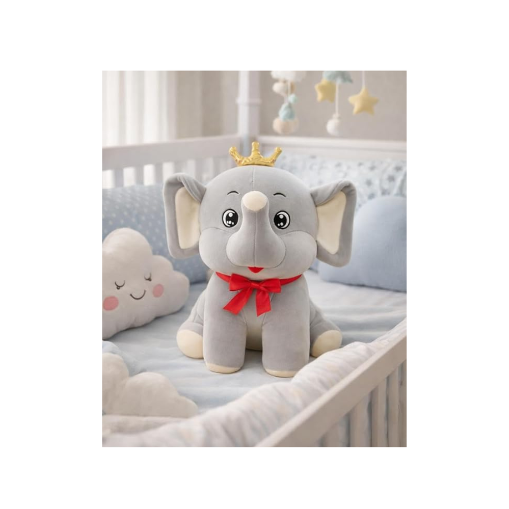 Rolex Cute Crown Baby Elephant Plush Toy 3-12 Years