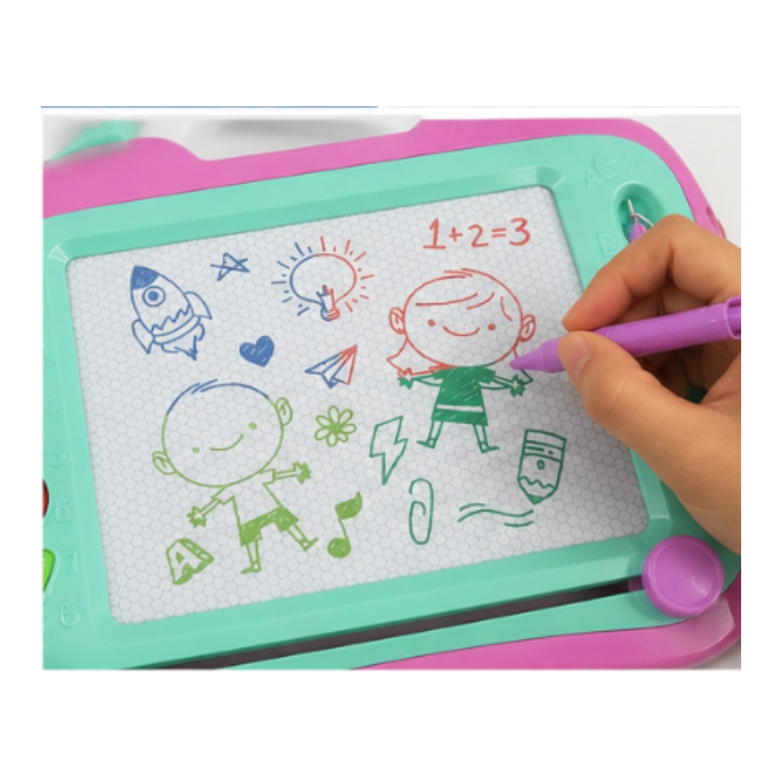 MM Toys , Color Writing Pad – Magnetic Drawing & Doodle Board for Kids, colour as per availability (3-14 Years)