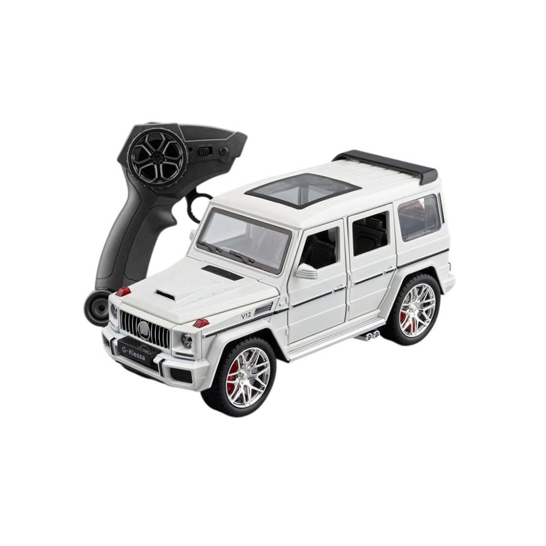 1:24 Scale Remote Control G63 Style Model Car with Smoke, Sound & Light, Zinc Alloy Pull Back Toy Car