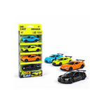 1:64 Scale Pull-Back Supercar Vehicles with Realistic Details & Interactive Parts for Kids