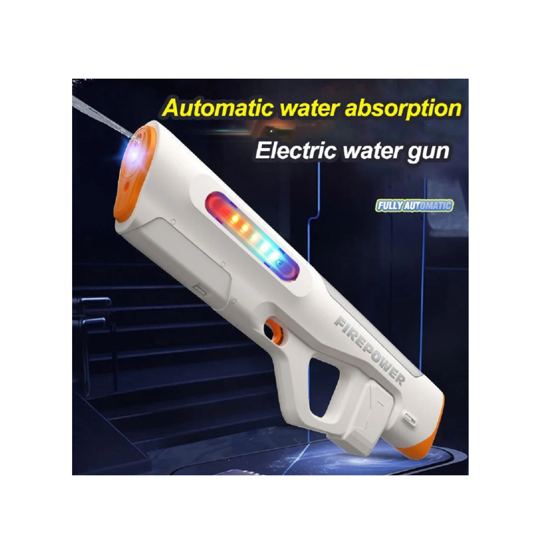 JB Impex Electric High-Pressure Water Gun with Light & Sound Effects Kids Water Blaster Toy (3+ Years)