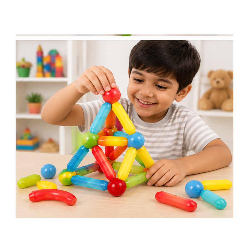 Light Magnetic Sticks Blocks (36 PCS) STEM Educational Building Set