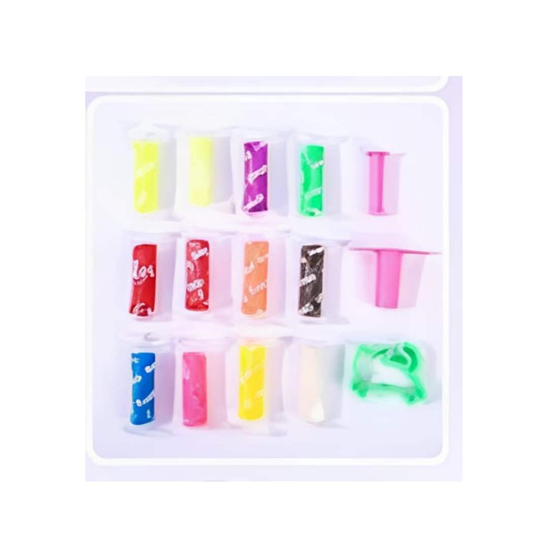 Ub Collection Astro Play Dough Set for Kids 12 Pieces Age 3+