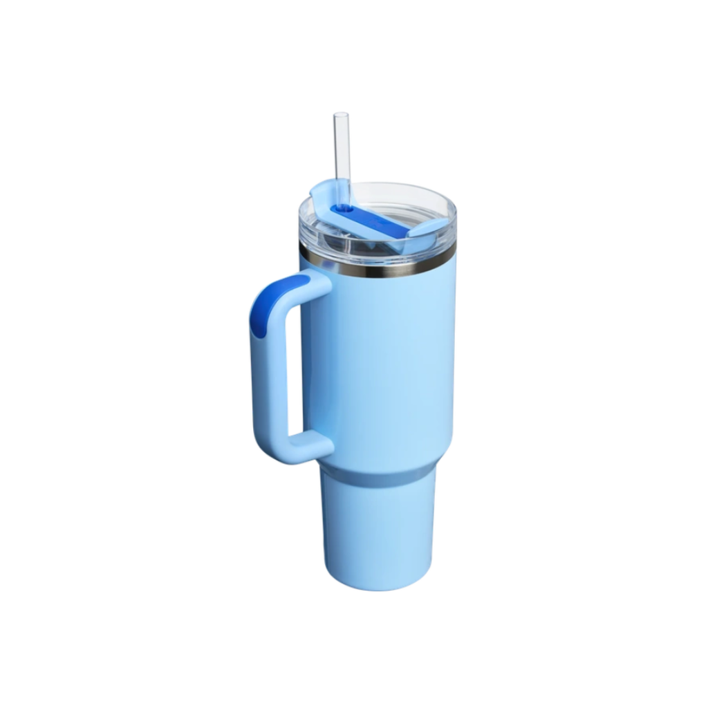 HydraFlow ChillMax Tumbler 40oz · Vacuum Insulated · Ages 12+ · Straw & Flow Lid