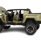 Toy Rush 1:24 Scale Die-Cast Off-Road SUV Toy Car with Opening Doors & Pull-Back Action (Assorted Colors) 3-14 Years