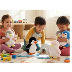 Rolex Cute Smiling Baby Penguin Plush Toy 0-14 Years