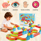 Magnetic Maglev Train Set · 38 Pieces · Ages 3–13 · Build Your Own Tracks