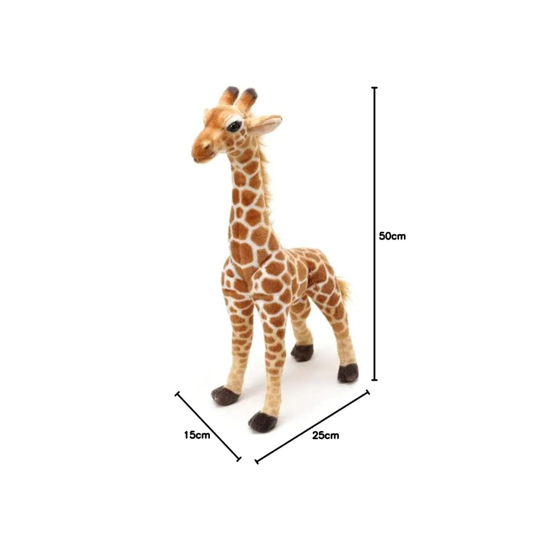 Rolex Realistic Standing Giraffe Plush Toy 3-14 Years