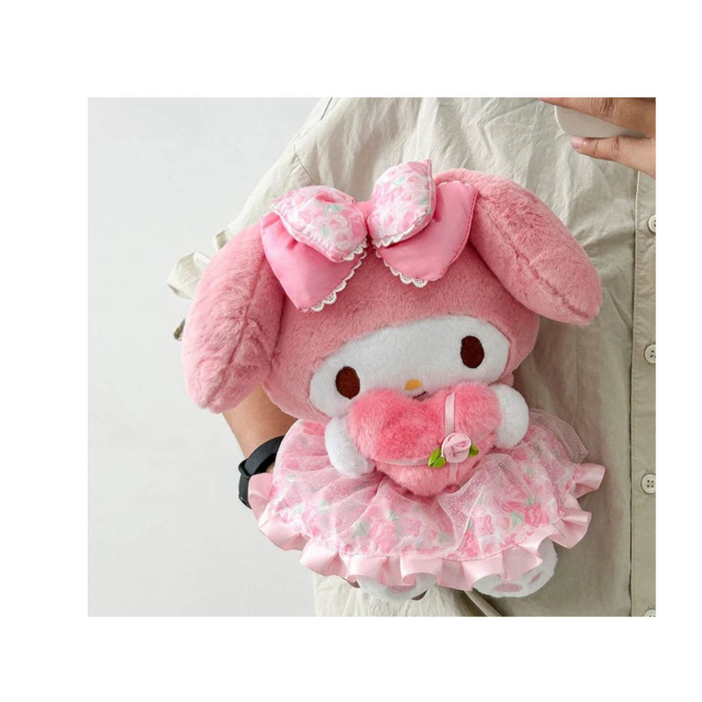 My Melody Rose Floral Dress Plush Toy