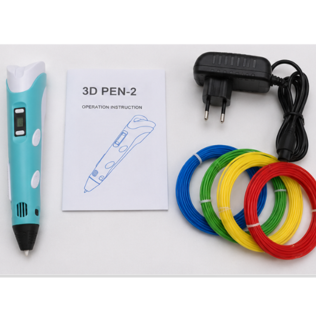 Toy Gallery 3D Pen-2 – 3D Printing Pen for Creative Drawing & DIY Art (8Years+)