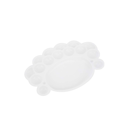 Burani Toys Toys Watercolor Palette of White Plate For Kids