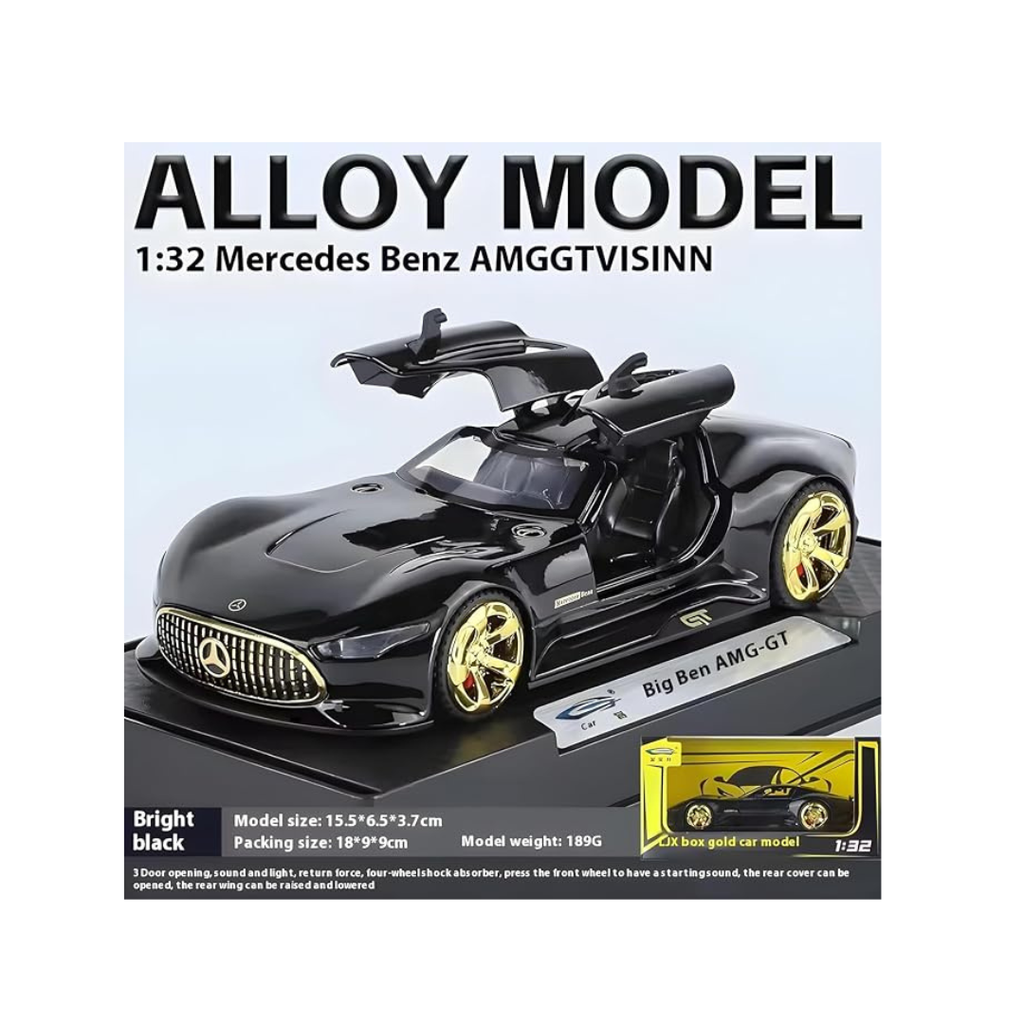 Toy Rush 1:32 Mercedes-Benz AMG GT Vision Die-Cast Alloy Model Car Age 8-14 Years RANDOM COLOUR AS PER AVAILABILITY