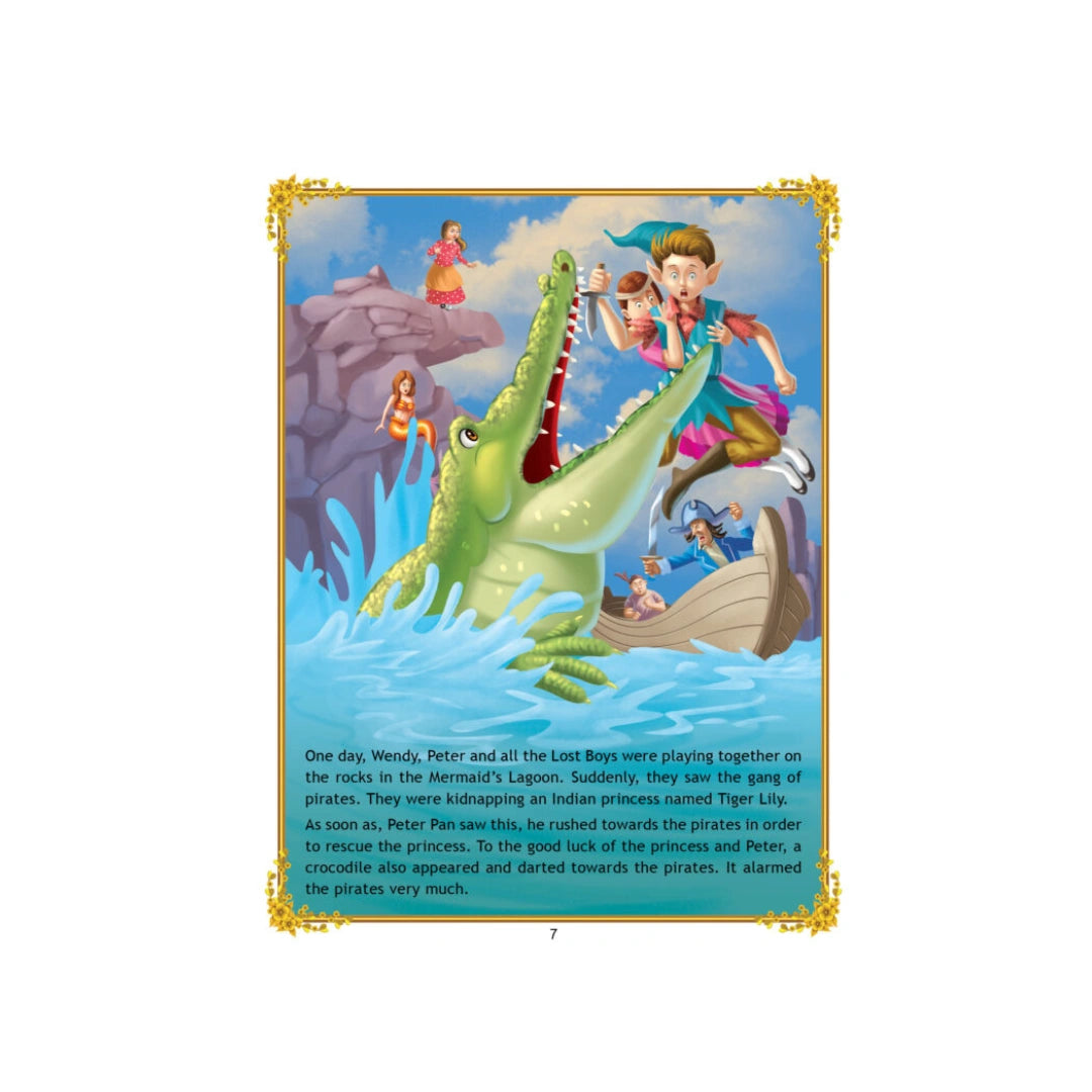 Dreamland Peter Pan Fairy Tale Book, Uncle Moon’s Magical Illustrated Journey to Neverland with Peter Pan, Wendy and Tinker Bell (4 Years+)