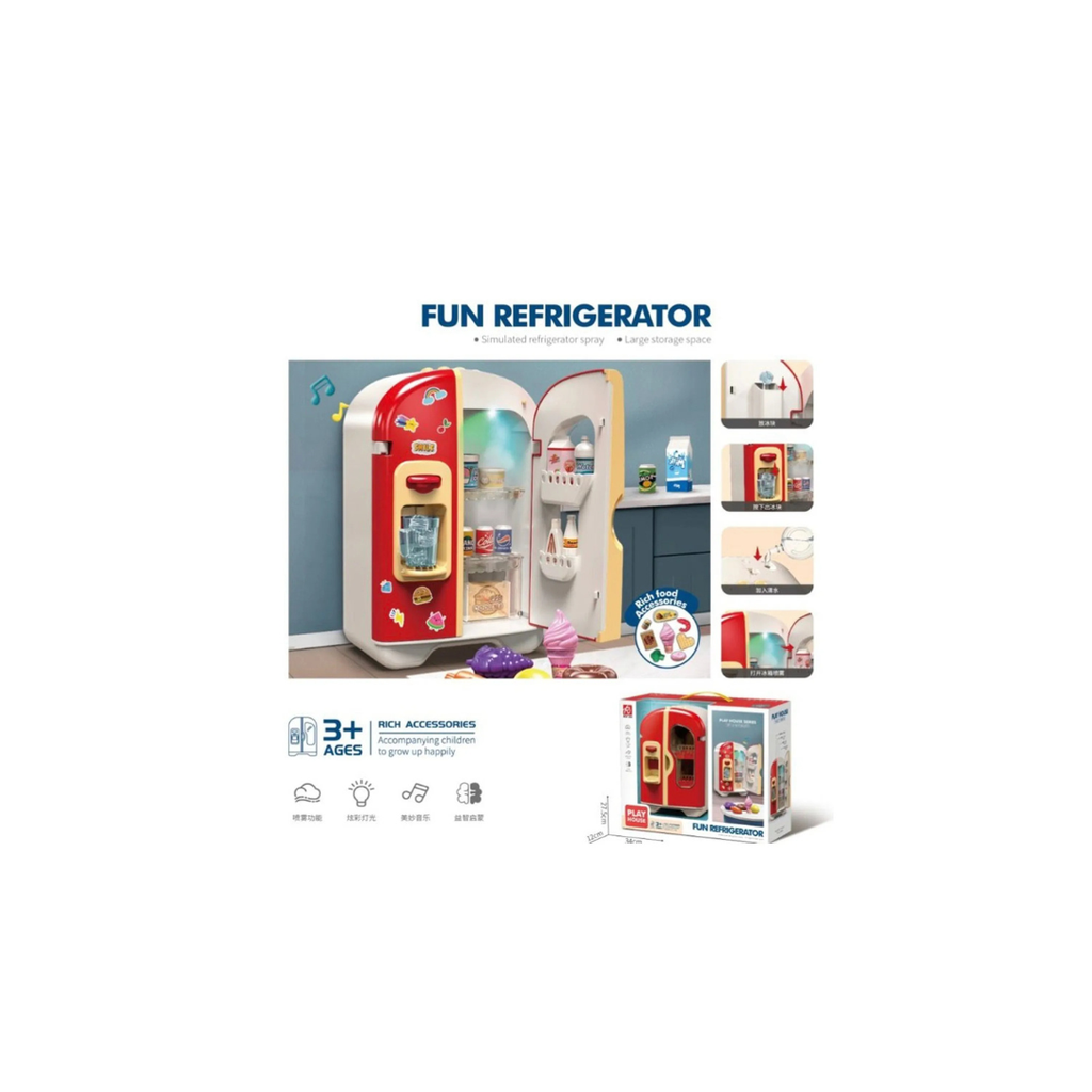 Toy Rush Mini Dollhouse Refrigerator Toy for Kids, Age 3+, Random Colour as per Availability