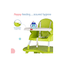 LuvLap Room Decors LuvLap 4 in 1 Convertible Baby High Chair For Kids