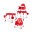 LuvLap Room Decors LuvLap 4 in 1 Convertible Baby High Chair For Kids