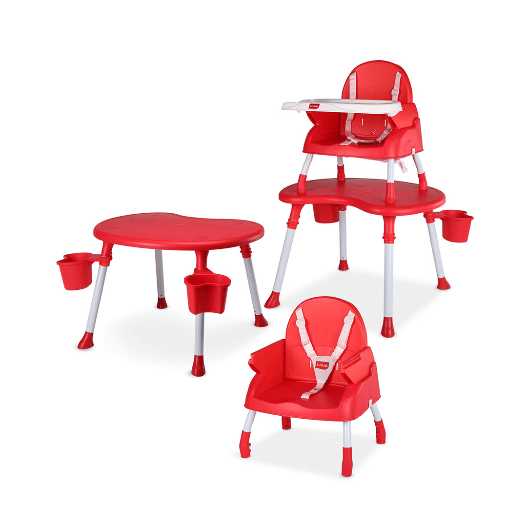 LuvLap Room Decors LuvLap 4 in 1 Convertible Baby High Chair For Kids