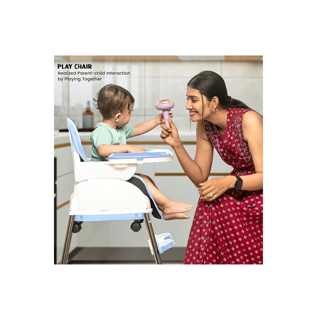 Baybee Other Gears Baybee 4 in 1 Nora Convertible High Chair for kids with Adjustable Height, Safety Belt and Cushion