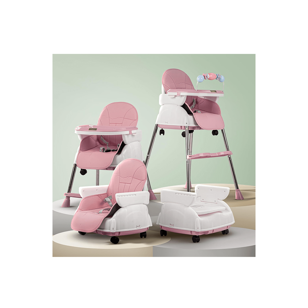 Baybee Other Gears Baybee 4 in 1 Nora Convertible High Chair for kids with Adjustable Height, Safety Belt and Cushion