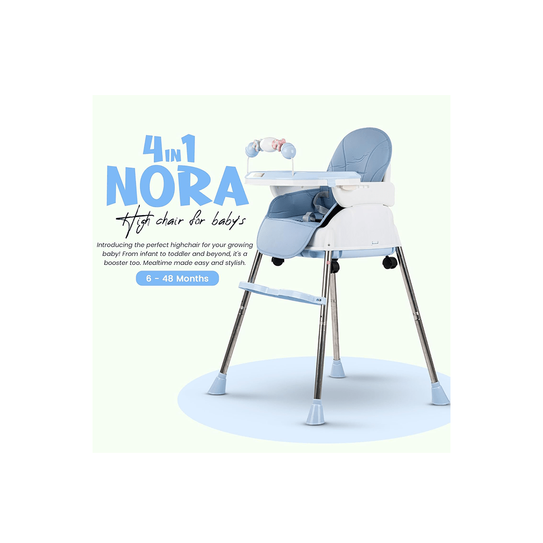 Baybee Other Gears Baybee 4 in 1 Nora Convertible High Chair for kids with Adjustable Height, Safety Belt and Cushion