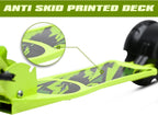 Foldable Kids Scooter with Suspension System, Green, 50 kg Capacity, Ages 5–10 Years