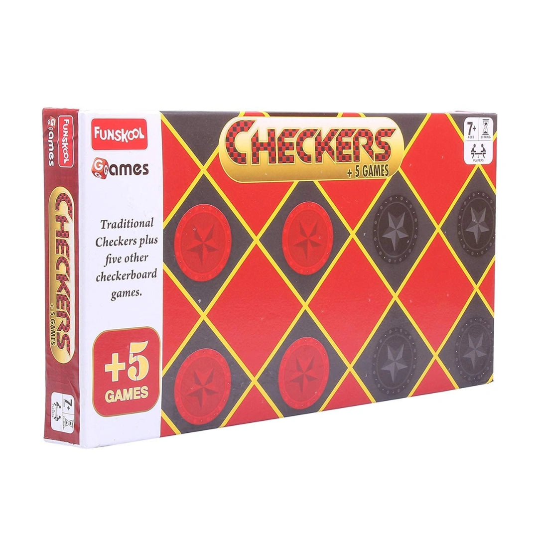 Educational Strategy Game Collection with Game Board, Dice & Playing Pieces