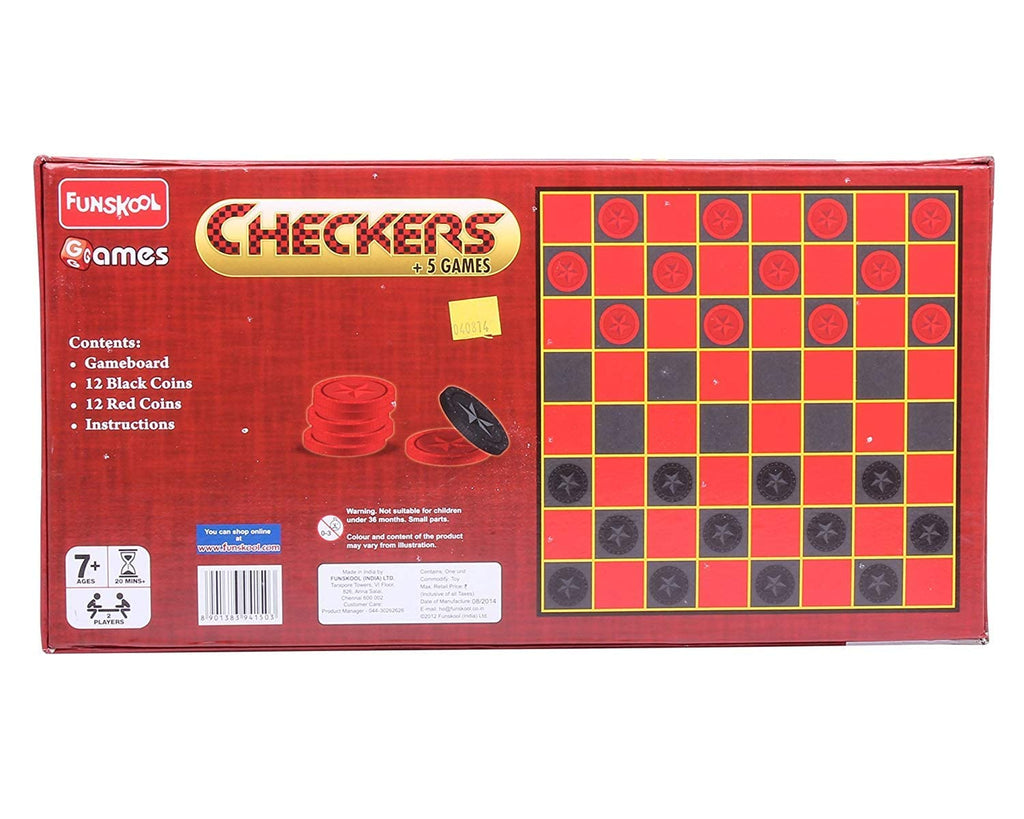 Educational Strategy Game Collection with Game Board, Dice & Playing Pieces