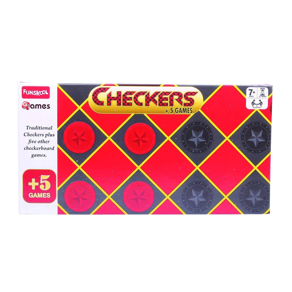 Educational Strategy Game Collection with Game Board, Dice & Playing Pieces