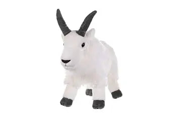 Wild Republic Mountain Goat Plush Toy for Kids | Cuddlekins Stuffed Animal Gift