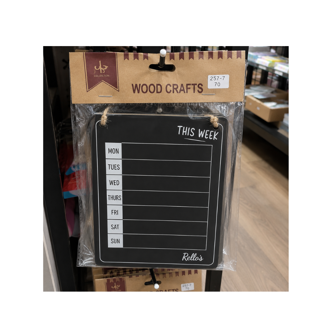 257-7 Weekly Planner Board s