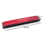 JB Impex 24-Hole Metal Tremolo Harmonica with Storage Case – Musical Instrument for Beginners Different colour 6+ Years