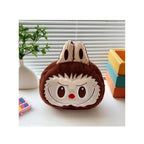 Labubu Big Head Plush Backpack - Cartoon School Bag for Kids