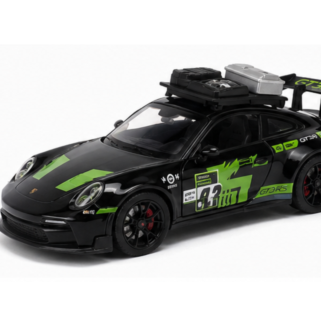 Toy Rush Porsche GT3 RS Die-Cast Car 1:22 Scale Pull Back Model with Light & Sound (Colour as per Availability) | Ages 3+