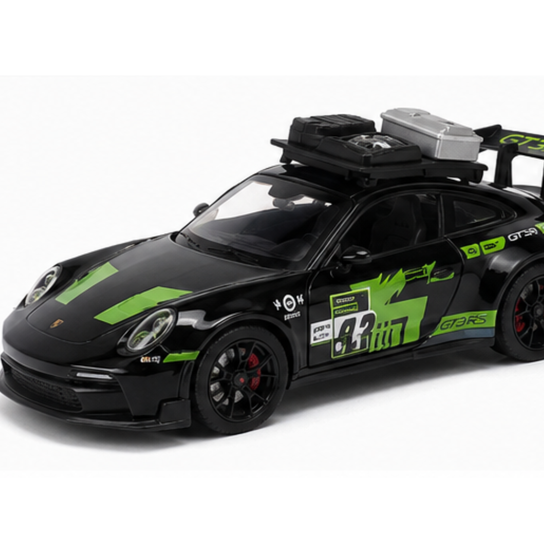 Toy Rush Porsche GT3 RS Die-Cast Car 1:22 Scale Pull Back Model with Light & Sound (Colour as per Availability) | Ages 3+