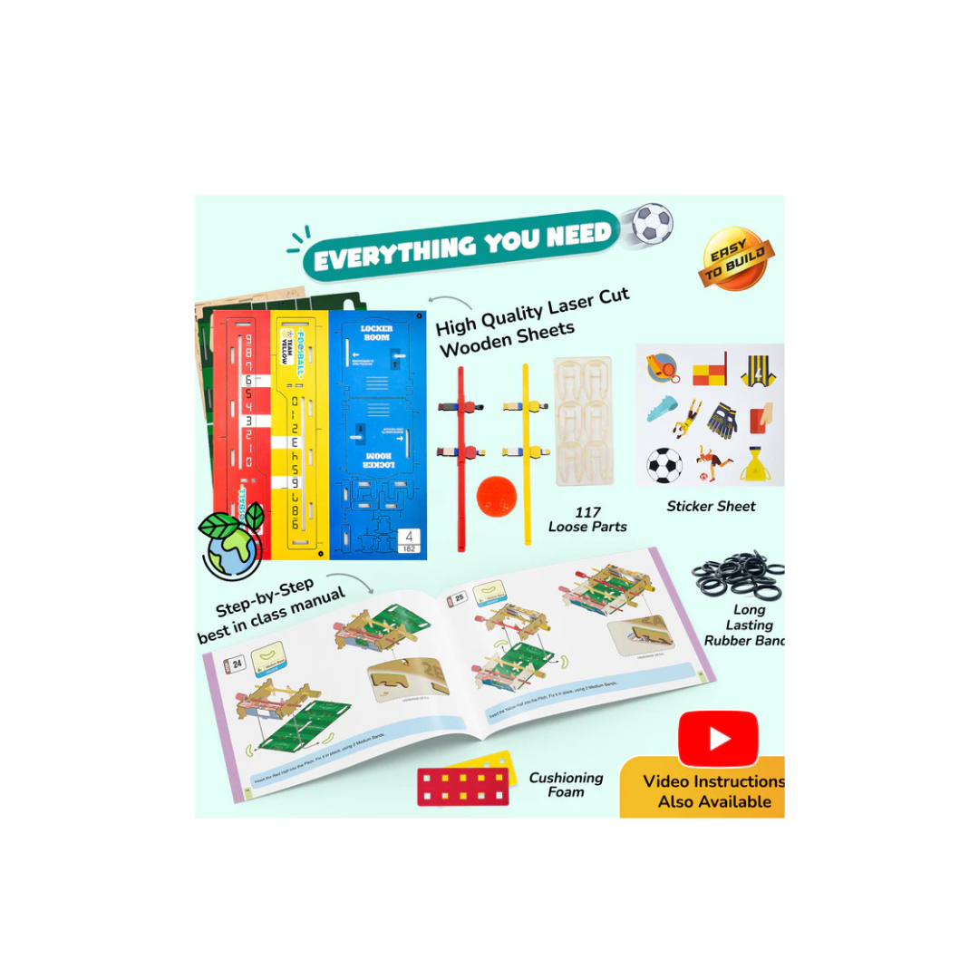 Smartivity Foosball | 6-10 Years | DIY STEM Construction Toy