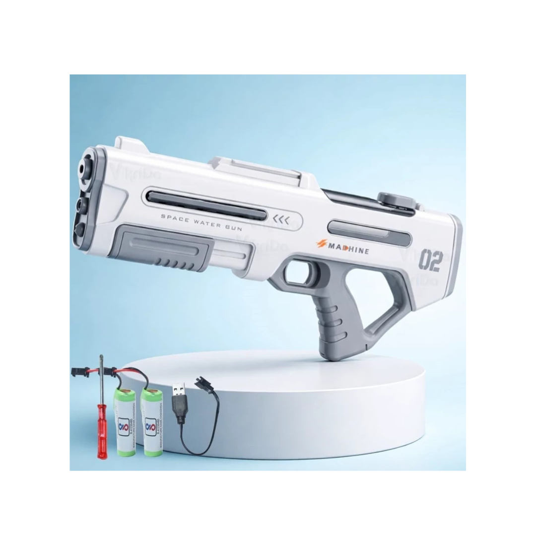 JB Impex Electric Dual Spray Water Gun for Kids (Age 6+ Years) (Random Colour as per Availability)