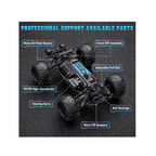 1:16 Scale 4WD RC Monster Truck – 40KM/H High-Speed Off-Road Car with 2 Rechargeable Batteries