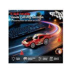 Mini Drift RC Car 1:64, Remote Control Car with 3 Speed, 2.4GHz and Bluetooth App, Metal Body, Drift Car for Kids from 6 Years Old (Red)