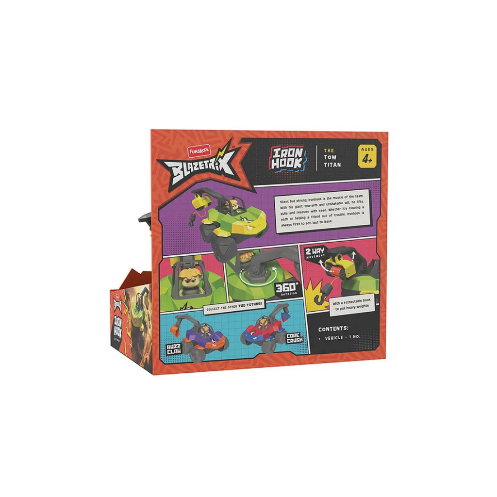 Funskool Blazetrix Iron Hook – The Tow Titan Toy Vehicle RANDOM COLOUR AS PER AVAILABILITY (4+ Years)
